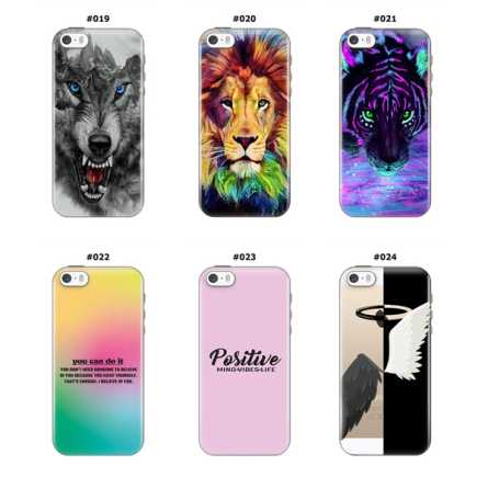 Silikonska Maskica za iPhone 5 / 5s / SE (2016) - Šareni motivi 212168