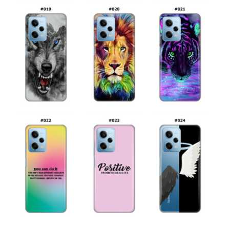 Silikonska Maskica za Xiaomi Redmi Note 12 Pro (5G) - Šareni motivi 215688