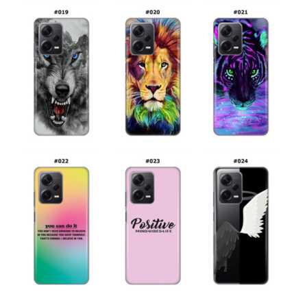 Silikonska Maskica za Xiaomi Redmi Note 12 Pro Plus  - Šareni motivi 216023