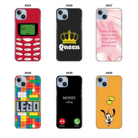 Silikonska Maskica za iPhone 14 Plus - Šareni motivi 208242