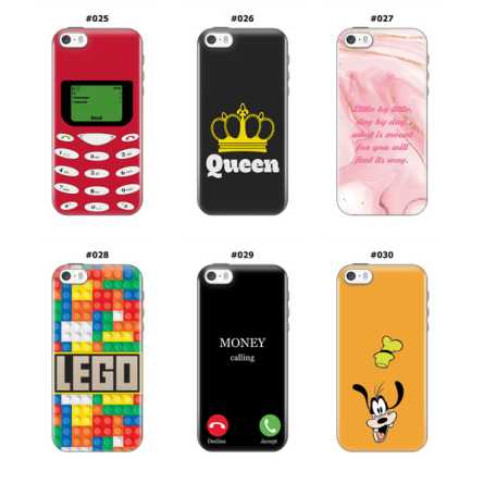 Silikonska Maskica za iPhone 5 / 5s / SE (2016) - Šareni motivi 212170