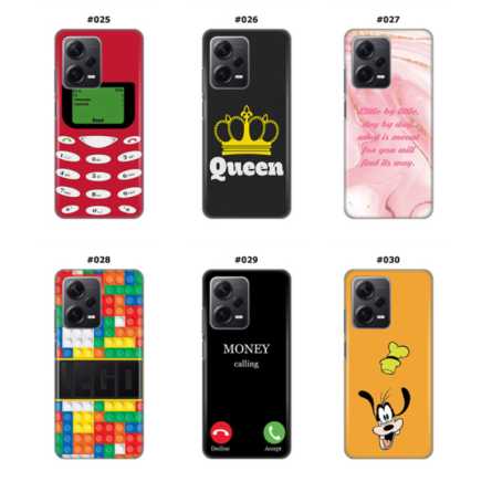 Silikonska Maskica za Xiaomi Redmi Note 12 Pro Plus  - Šareni motivi 216018