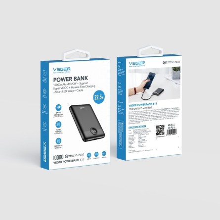 Powerbank - 10000mAh - 22,5W - 3.0A 182161