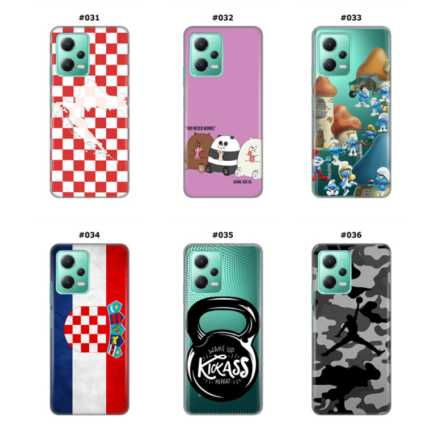 Silikonska Maskica za Xiaomi Redmi Note 12 (5G)  - Šareni motivi 215364