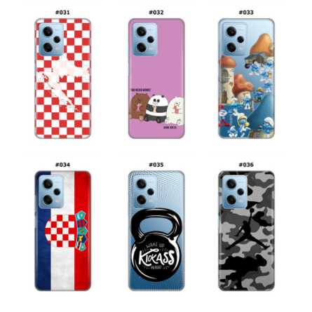 Silikonska Maskica za Xiaomi Redmi Note 12 Pro (5G) - Šareni motivi 215694