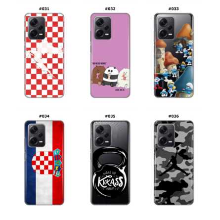 Silikonska Maskica za Xiaomi Redmi Note 12 Pro Plus  - Šareni motivi 216019