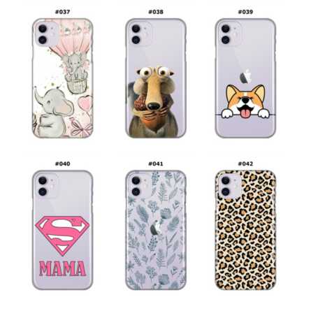 Silikonska Maskica za iPhone 11 - Šareni motivi 210230