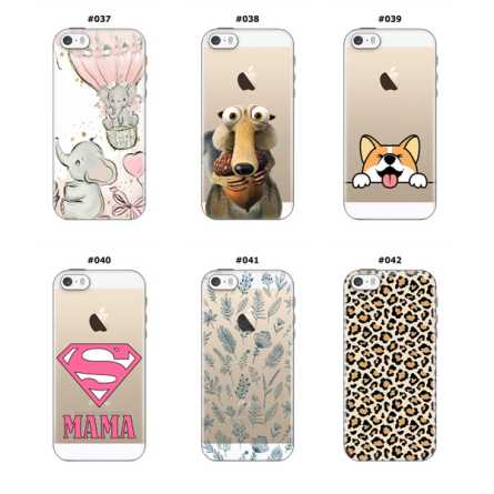 Silikonska Maskica za iPhone 5 / 5s / SE (2016) - Šareni motivi 212166