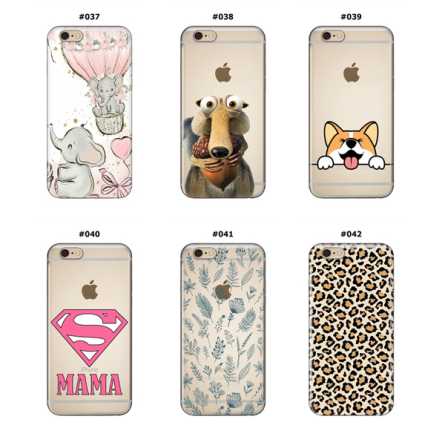 Silikonska Maskica za iPhone 6 Plus/6s Plus - Šareni motivi 211806