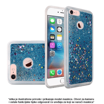 Liquid Glitter Stars Silikonska Maskica za iPhone X/XS - Više boja 224225