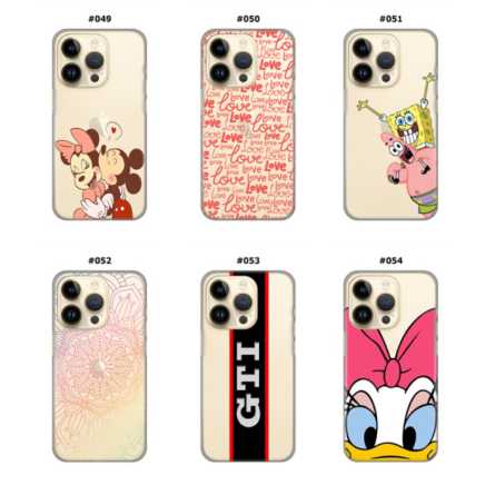 Silikonska Maskica za iPhone 15 Pro Max - Šareni motivi 214700