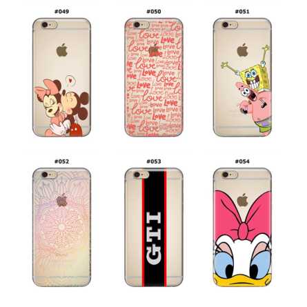 Silikonska Maskica za iPhone 6 Plus/6s Plus - Šareni motivi 211808