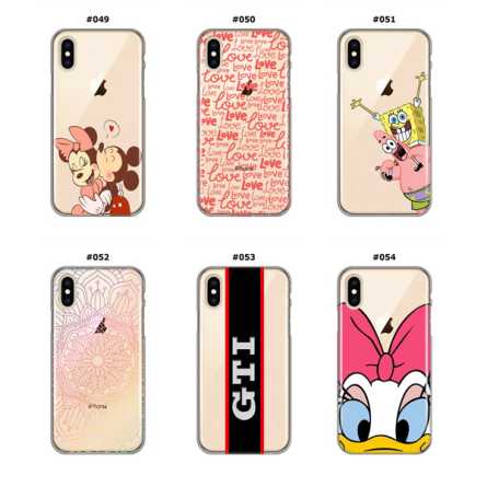 Silikonska Maskica za iPhone X/XS - Šareni motivi 211213