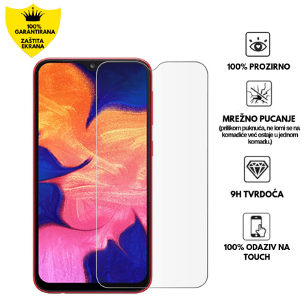 Zaštitno Staklo za ekran za Samsung Galaxy A10 (2D) - Prozirno 139834