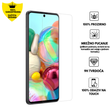 Zaštitno Staklo za ekran za Samsung Galaxy A71 (2D) - Prozirno 139754