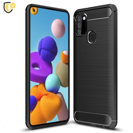 Silikonska Carbon Maskica za Galaxy A21s 105583