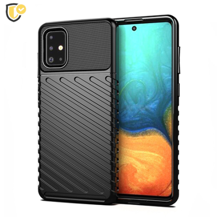 Thunder Rugged Silikonska Maskica za Galaxy A21s - Crna 108705