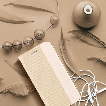 SENSITIVE preklopna maskica za Samsung Galaxy A35 - Zlatna 265005