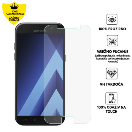Zaštitno Staklo za ekran za Galaxy A5 (2017) (2D) - Prozirno 139929
