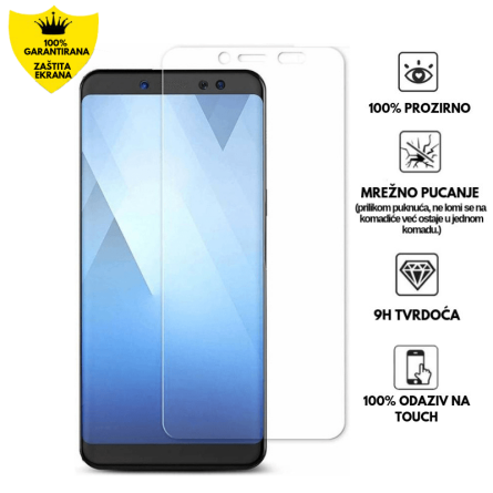 Zaštitno Staklo za ekran za Samsung Galaxy A8 (2018) (2D) - Prozirno 139907