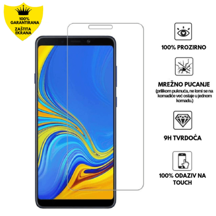 Zaštitno Staklo za ekran za Samsung Galaxy A9 (2018) (2D) - Prozirno 139856