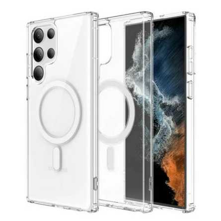 MagSafe Prozirna Silikonska maskica za Samsung Galaxy S24 Ultra 259776