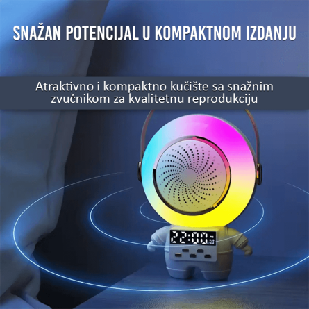 RGB Astronaut Karaoke Zvučnik s 2 mikrofona 256902