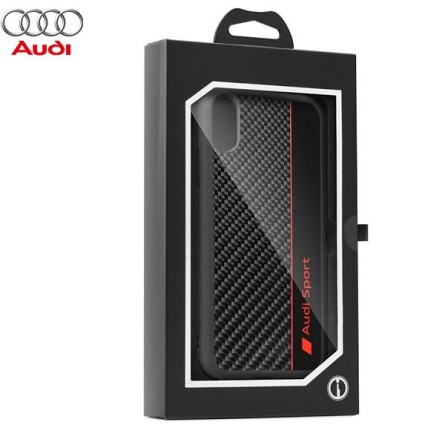 AUDI Carbon Fibre Originalna Maskica za Galaxy S10 Plus 100518