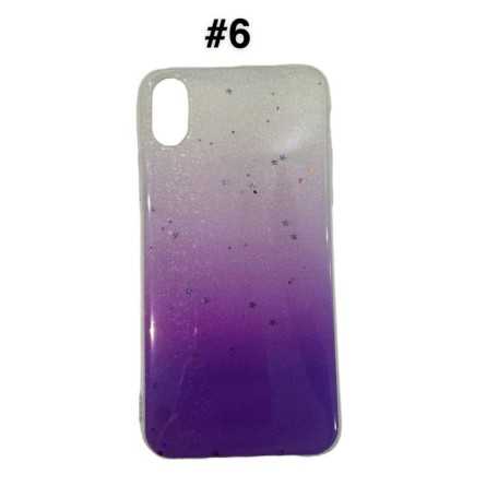 iPhone 7 / 8 / SE 2020 - Silikonska šljokičasta poluprozirna maskica 224615