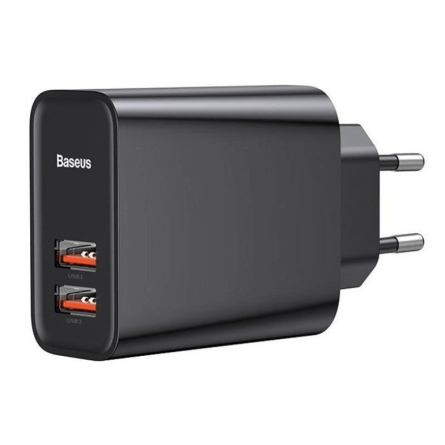 Baseus QC 3.0 Dual USB adapter - 30W - 5A 225049