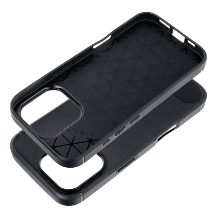 Silikonska Carbon Maskica za iPhone 16 Pro 240698