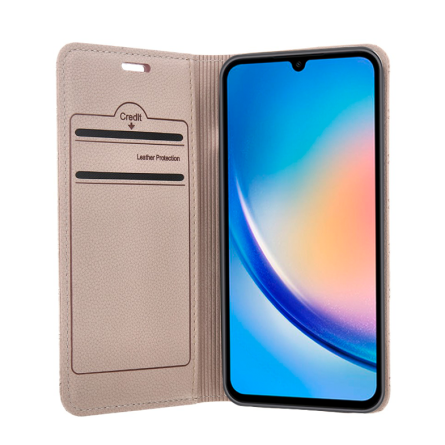 Smart Caro Magnet Maskica za Samsung Galaxy A15 / A15 (5G) - Bež 259311