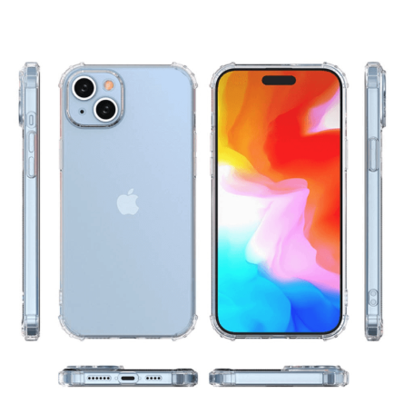 Silikonska prozirna Anti-Shock maskica za iPhone 15 Plus 232553