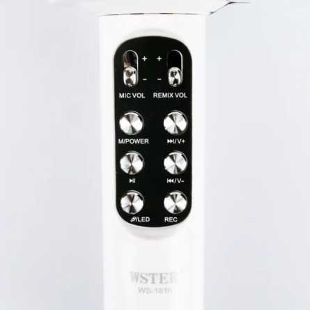 Karaoke mikrofon sa zvučnikom - Bijeli 222931