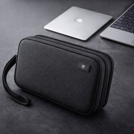 Green Lion Monarch Clutch torbica – PU koža – crna 261930