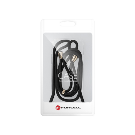 Silikonska Maskica s Vezicom za Redmi Note 10 Pro - Crna 151004