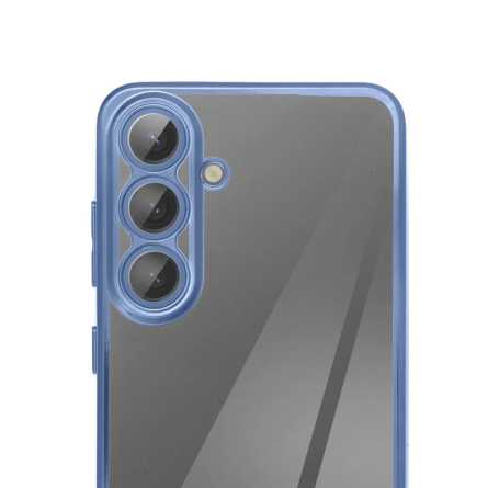Kromirana prozirna maskica za Samsung Galaxy A55 - Plava 245805