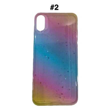 iPhone 7 / 8 / SE 2020 - Silikonska šljokičasta poluprozirna maskica 224613