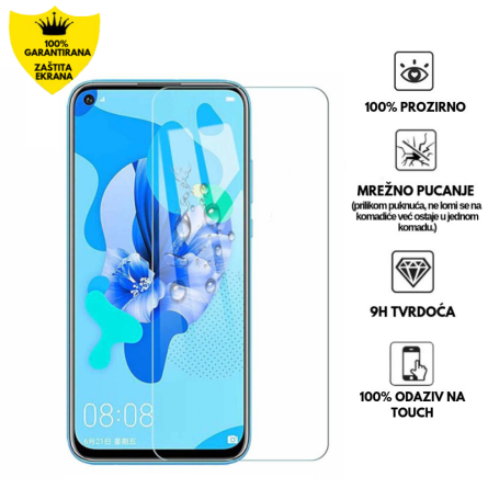 Zaštitno Staklo za ekran za Huawei P40 Lite / Nova 7i (2D) - Prozirno 139750