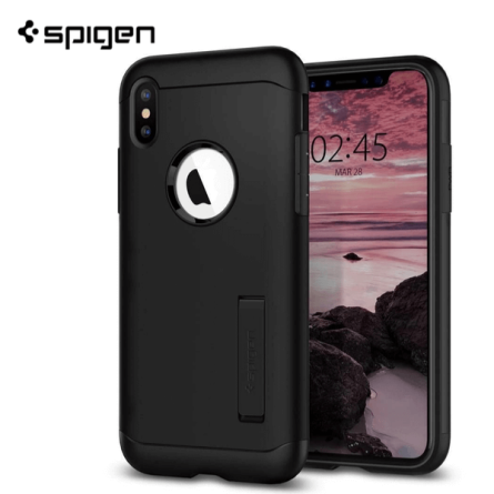 Spigen Slim Armor Maskica za  iPhone X/XS - Black 43458