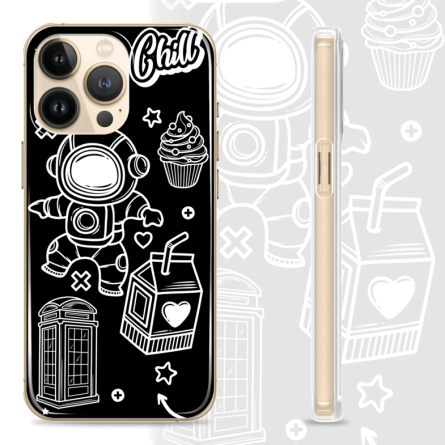 Silikonska maskica za mobitel s Doodle motivom - doodle1 239589