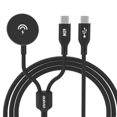 Dudao 2u1 Type C kabel - Type C 60W + Punjač za Apple sat - 2.5W 243374