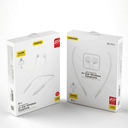 Dudao Sportske Bluetooth Slušalice - Bijele 243310