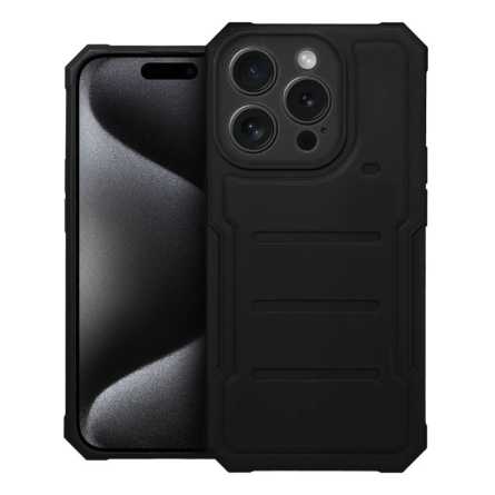 Heavy Duty Silikonska Maskica za iPhone 15 Pro Max - Crna 221359