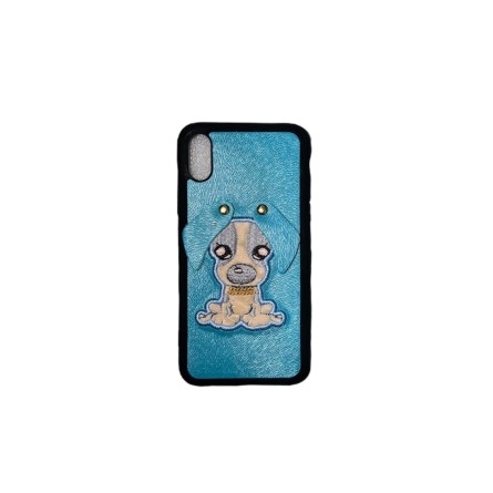Silikonska 3D maskica s motivom psa -  iPhone X/XS 224234