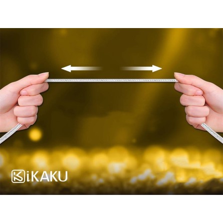 Kaku 2.8A USB na Lightning Opleteni Punjački & Data kabel 2m - Sivi 136323