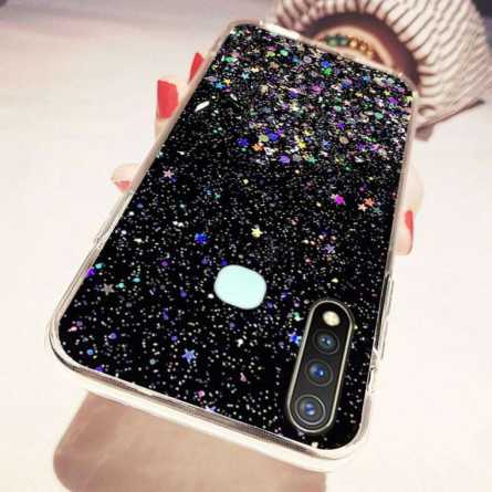 Glitter - Prozirna šljokičasta - Silikonska Maskica za iPhone X / XS - Više boja 136227