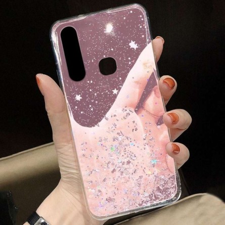 Glitter - Prozirna šljokičasta - Silikonska Maskica za Galaxy A72 / A72 (5G) - Više boja 136286