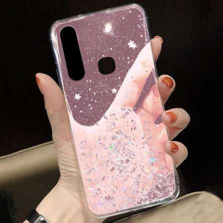 Glitter - Prozirna šljokičasta - Silikonska Maskica za Galaxy A32 (4G) - Više boja 140253