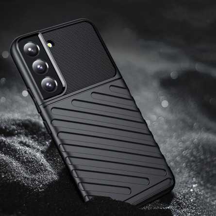 Armored Thunder Maskica za Galaxy S22 Plus - Crna 162742